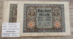 ALLEMAGNE - 100 Mark Vert
