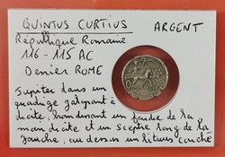 QUINTUS CURTIUS - Denier - 115-116 AC