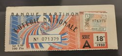 Billet de Loterie Nationale