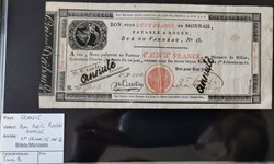 Bon 100 francs caisse d'échange ROUEN annulé