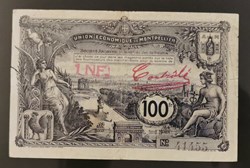 100 francs Union économique de Montpellier