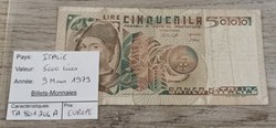 ITALIE - 5000 Lires