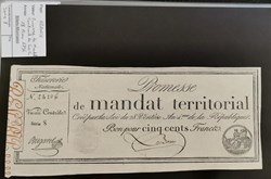 Promesse Mandat territorial 500 francs - 18-03-1796