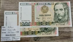 PEROU - 1000 Intis