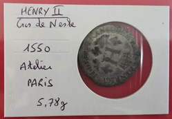 HENRY II Gros de Nesle 1550