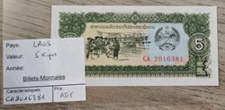 LAOS - 5 Kips