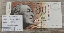 FINLANDE - 50 Markkaa