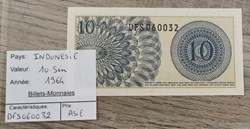 INDONESIE - 10 Sen