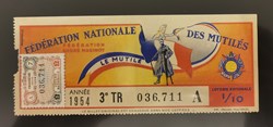 Billet de Loterie Nationale