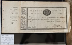 400 sols - Caisse d'échange Caen  27-07-1801