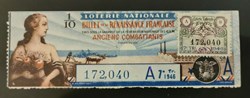 Billet de Loterie Nationale