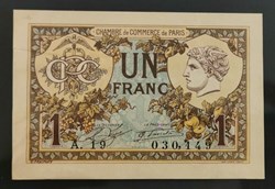 1 francs Chambre de Commerce de Paris