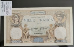 1000 francs Cérès et Mercure