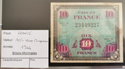 10 fr Verso Drapeau