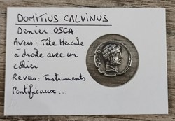 DOMITIUS CALVINUS - Denier - 39 AC