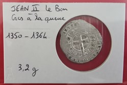 JEAN II Gros à la queue 1350-1364