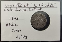 LOUIS XIV 4 sols dit des Traitants 1675