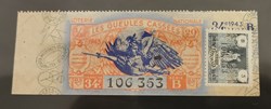 Billet de Loterie Nationale
