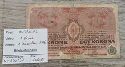 AUTRICHE - 1 Krone