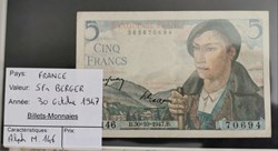 5 francs Berger