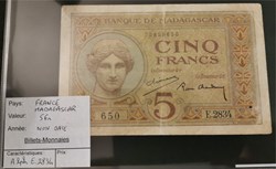 5 francs Madagascar
