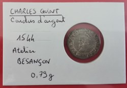 CHARLES QUINT Carolus d'argent 1544