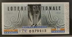 Billet de Loterie Nationale
