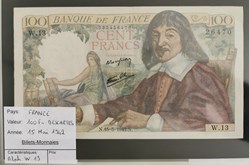 50 francs Descartes