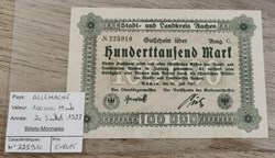 ALLEMAGNE - 100000 Mark