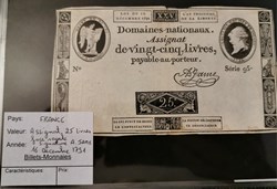 Assignat 25 livres série 95