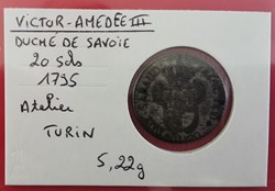 VICTOR AMEDEE III Duché de Savoie 20 sols 1795