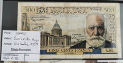500 francs Victor Hugo