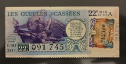 Billet de Loterie Nationale