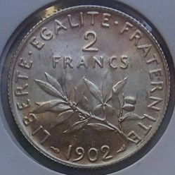 2 francs 1902