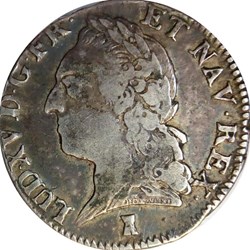 1/2 écu 1771 T à la vieille tête
