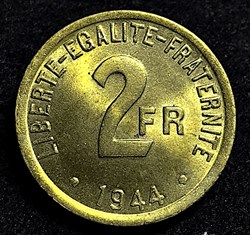 2 francs 1944