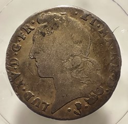 1/5 écu 1750 Pau au bandeau (inédit)