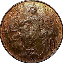 10 centimes 1905