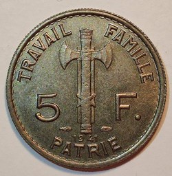 5 francs 1941 Pétain