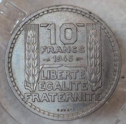 10 francs 1945 essai