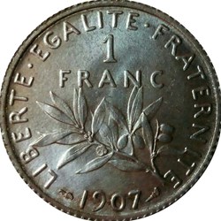 1 franc 1907