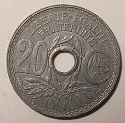 20 centimes 1946 B