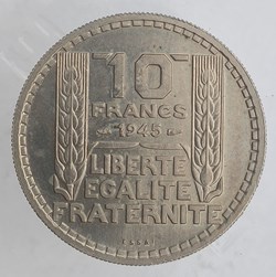 10 francs 1945 essai