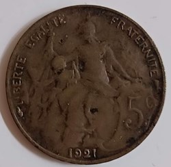 5 centimes 1921