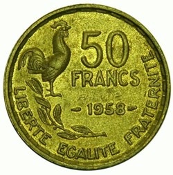 50 francs 1958