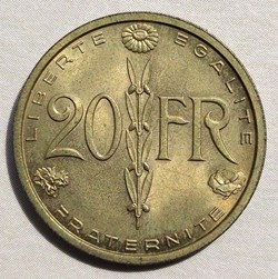 20 francs 1950 Simon pré-serie concours