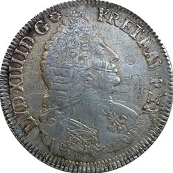 Écu 1695 G aux palmes