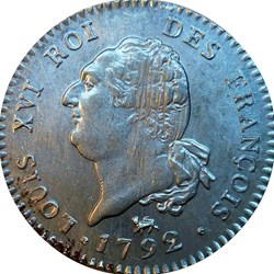 30 sols 1792 A léopard au génie