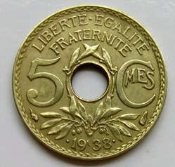 5 centimes • 1938 • étoile