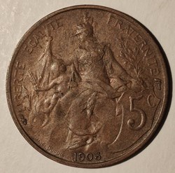 5 centimes 1903